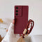 Samsung Galaxy A56 5G Luxury Silicone Matte Case with Wrist Strap
