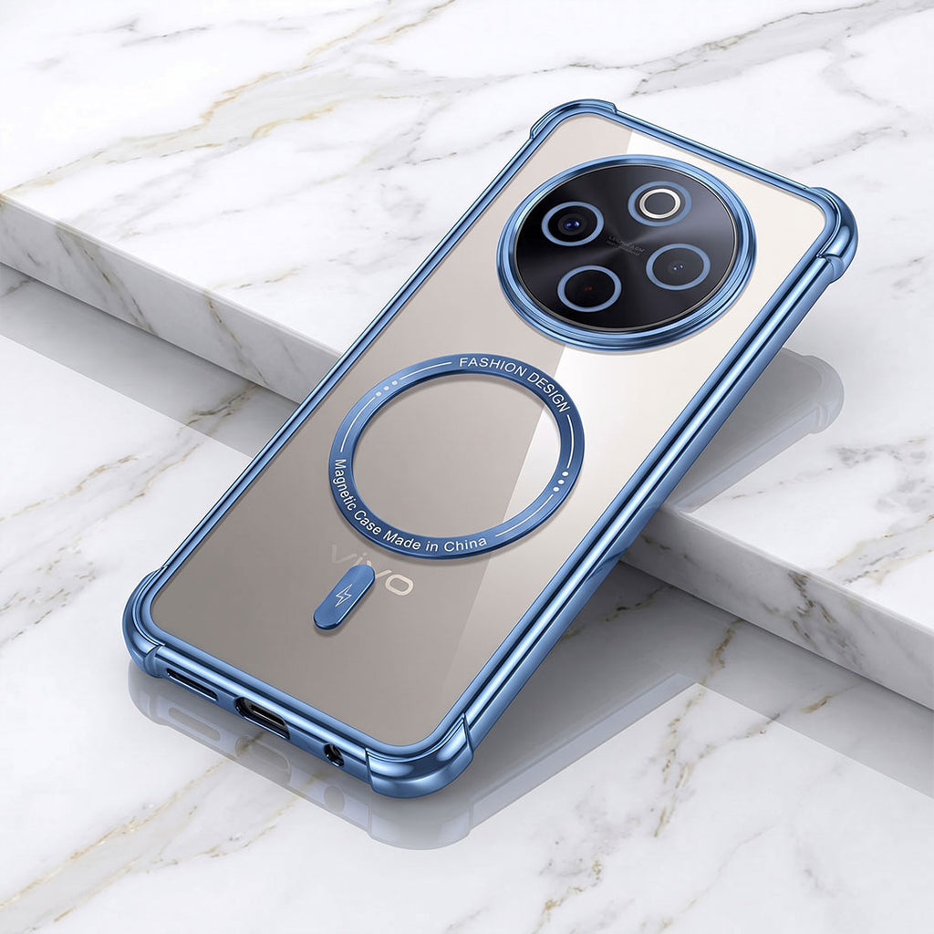 Vivo T4  5G Premium Magnetic MagSafe Shockproof Airbag Case