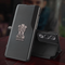Oppo A3 Pro 5G Metal Emblem Satyamev Jayate Half Window Leather Flip Case