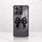 Motorola Edge 70 5G Stylish Bow Knot Stand Transparent Shockproof Airbag Phone Case