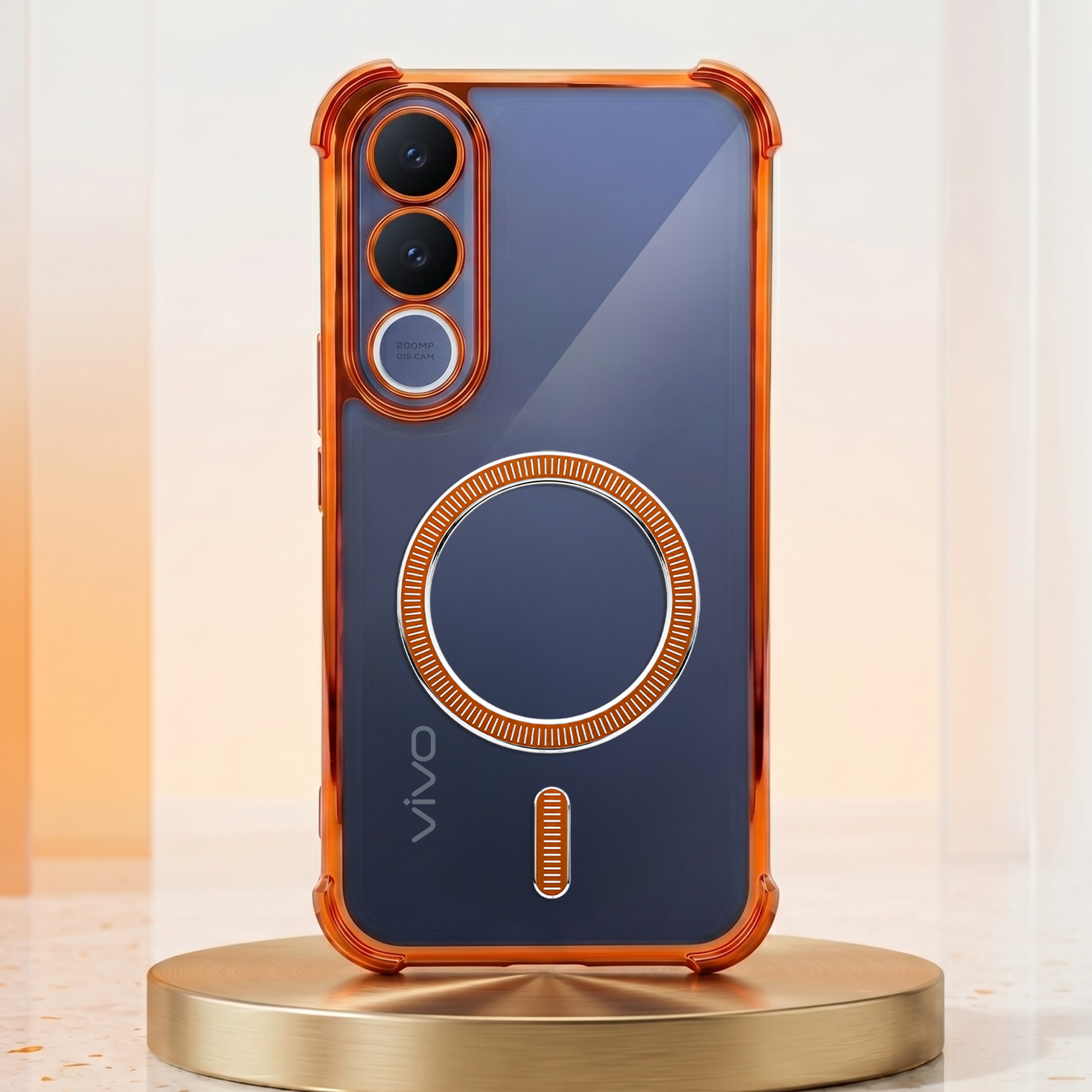 Vivo V70 FE 5G Magsafe Airbag Cosmic Orange Case