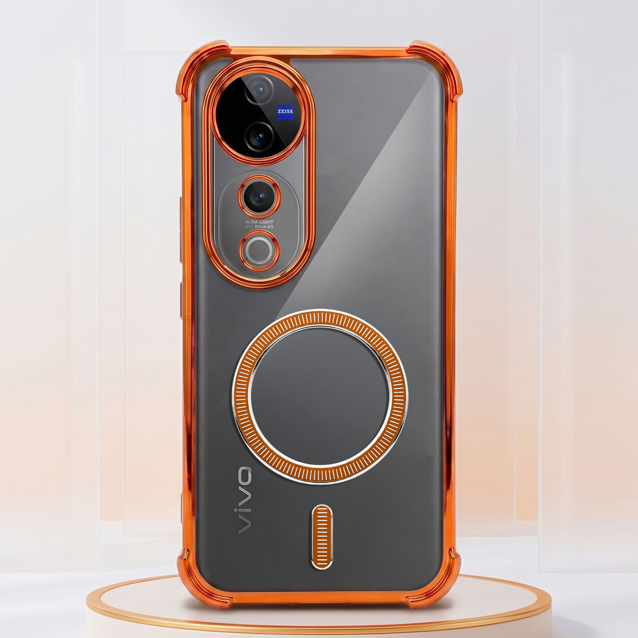 Vivo V40 Pro 5G Magsafe Airbag Cosmic Orange Case