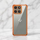 Motorola Edge 60 Pro 5G Premium Shockproof Transparent Airbag Cosmic Orange Case