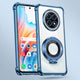 Oppo F31 Pro+ 5G Original Luxury Magnifier Ring Stand Shockproof Airbags Corner Case