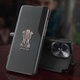 Vivo T3 Pro 5G Metal Emblem Satyamev Jayate Half Window Leather Flip Case