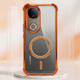 Vivo V50 5G Magsafe Airbag Cosmic Orange Case