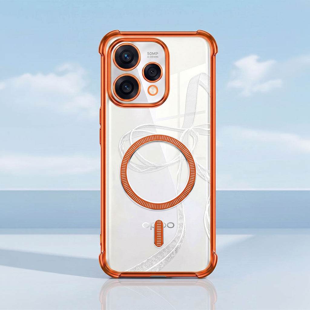 Oppo Reno 15 5G Magsafe Airbag Cosmic Orange Case