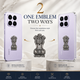 Xiaomi 17T 5G Compatible Satyamev Jayate 3D Metal Emblem Sticker