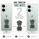 OnePlus Nord 3 5G Compatible Satyamev Jayate 3D Metal Emblem Sticker