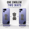 Tecno Pova Curve 2 5G Compatible Satyamev Jayate 3D Metal Emblem Sticker