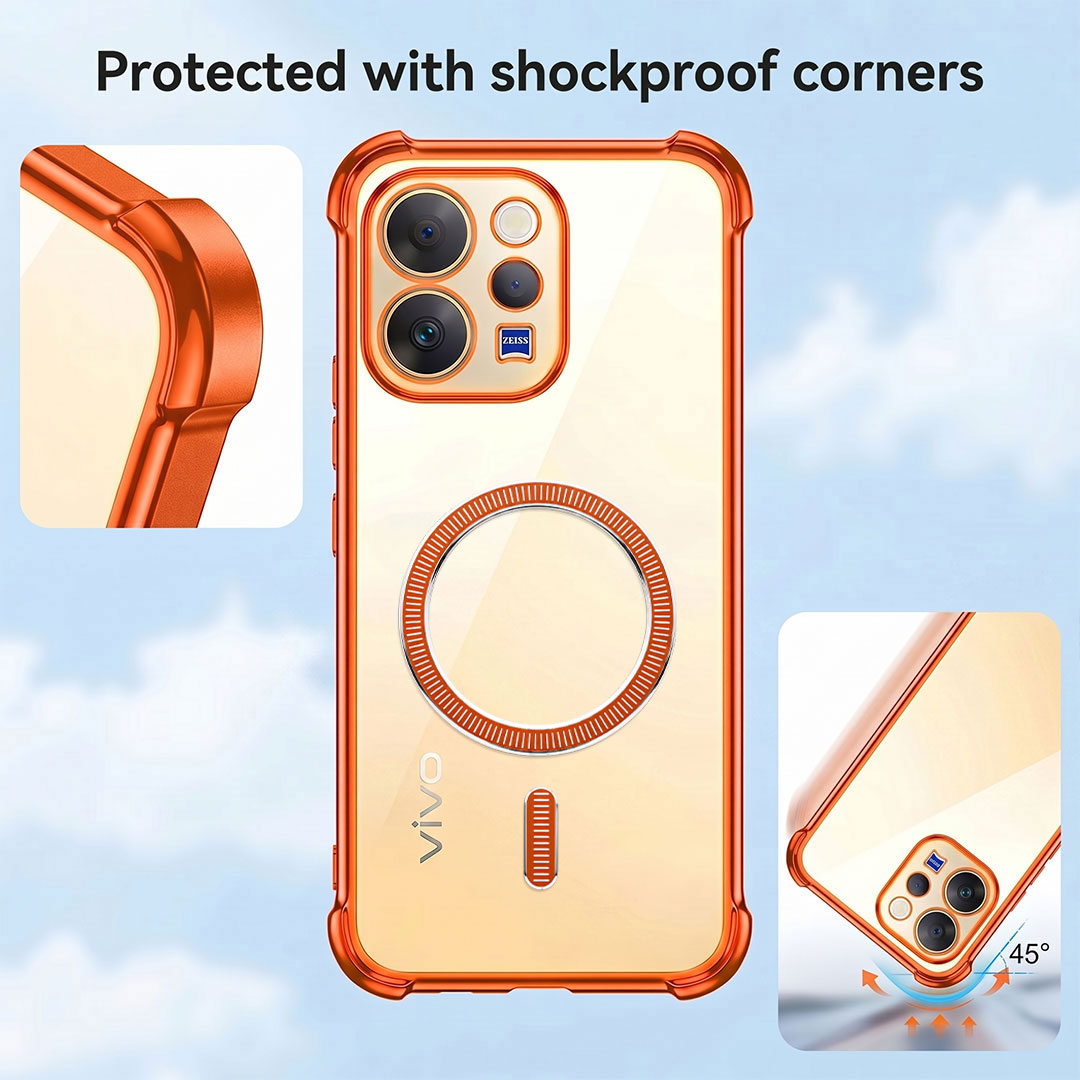 Vivo V70 5G Magsafe Airbag Cosmic Orange Case