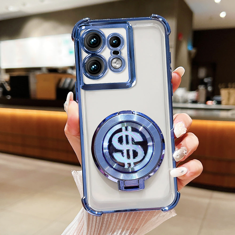 Motorola Edge 50 Pro 5G Four Corner Airbags 100% Original Astro Money Magnet Rotating Dollar Case