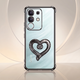 Vivo T4x 5G Premium Heart Stand Transparent Shockproof Airbag Phone Case