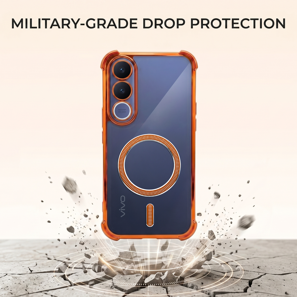 Vivo V70 FE 5G Magsafe Airbag Cosmic Orange Case