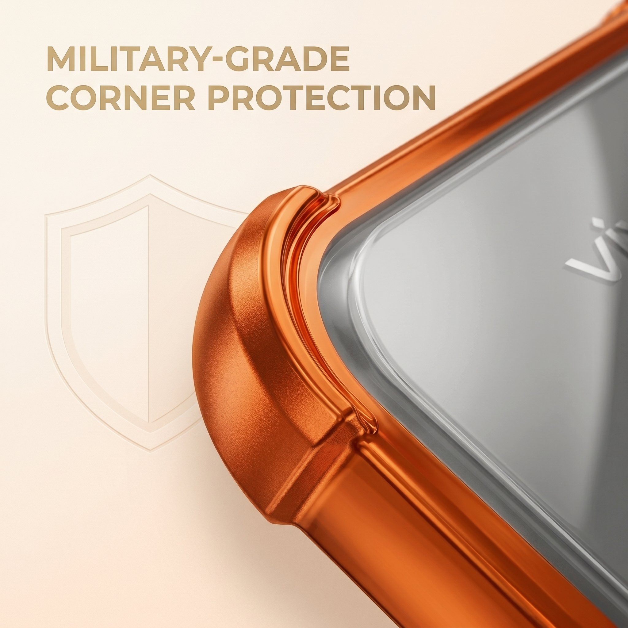 Vivo V50 5G Magsafe Airbag Cosmic Orange Case