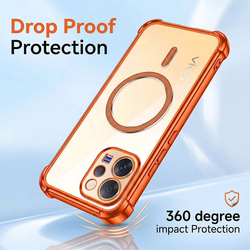 Vivo V70 5G Magsafe Airbag Cosmic Orange Case