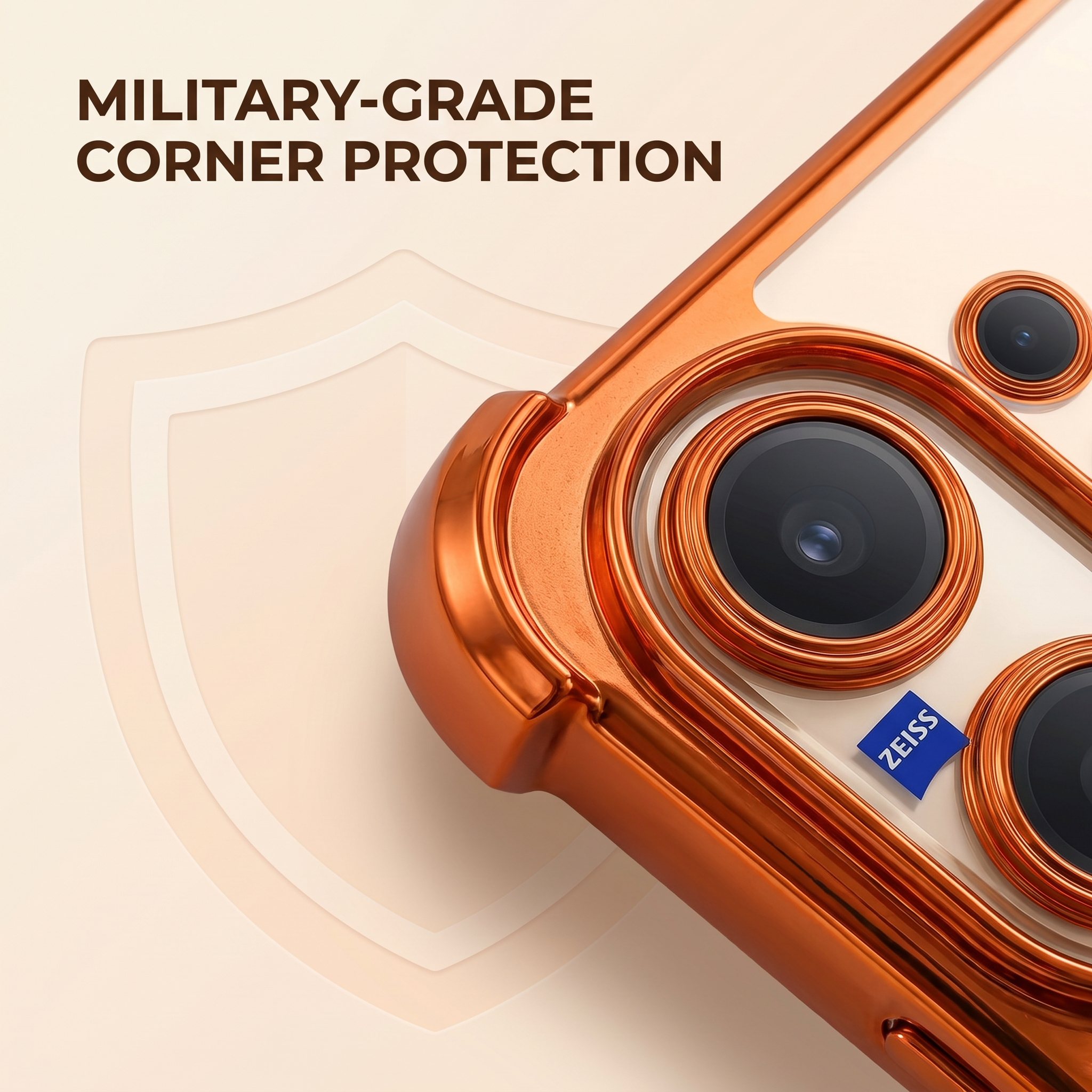 Vivo V60 5G Magsafe Airbag Cosmic Orange Case