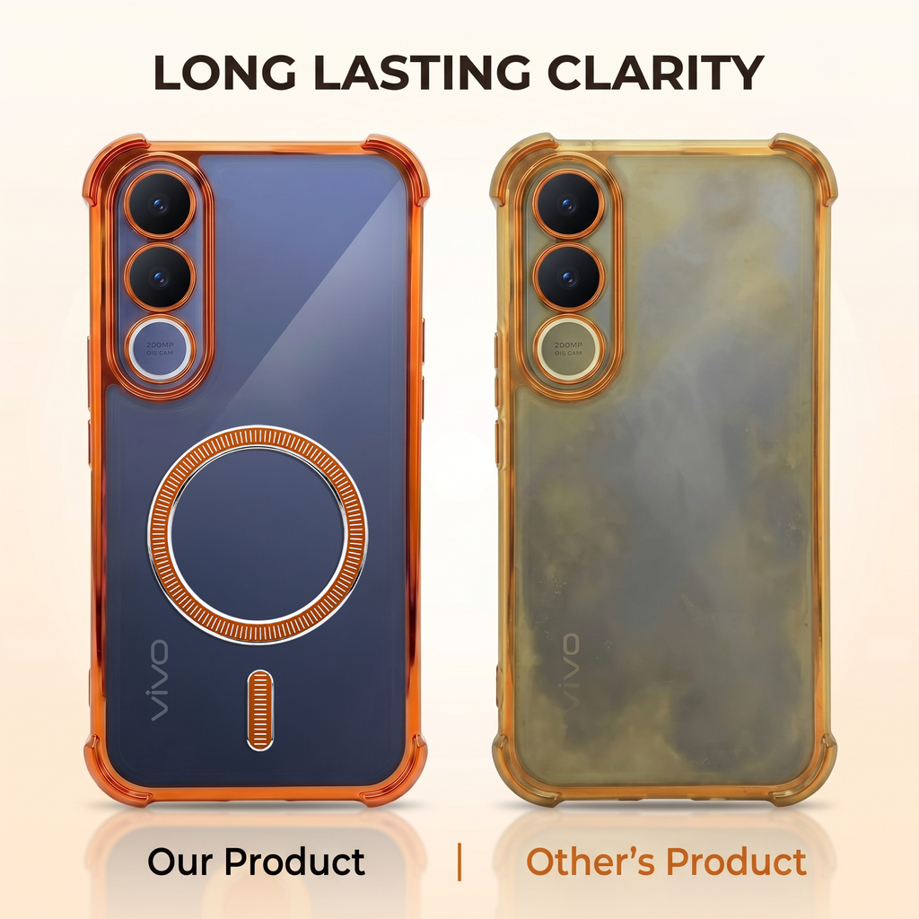 Vivo V70 FE 5G Magsafe Airbag Cosmic Orange Case