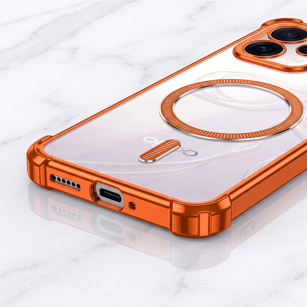 Oppo Reno 15 Pro Mini 5G Magsafe Airbag Cosmic Orange Case