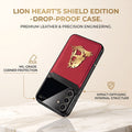 Samsung Galaxy M56 5G Mahadev 3D Gold Metal Leather Back Case