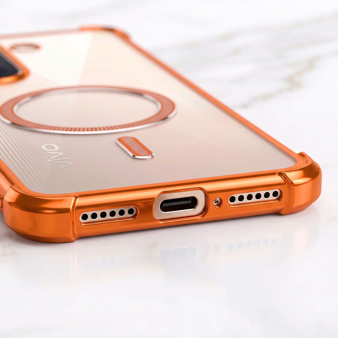 Vivo V60e 5G Magsafe Airbag Cosmic Orange Case