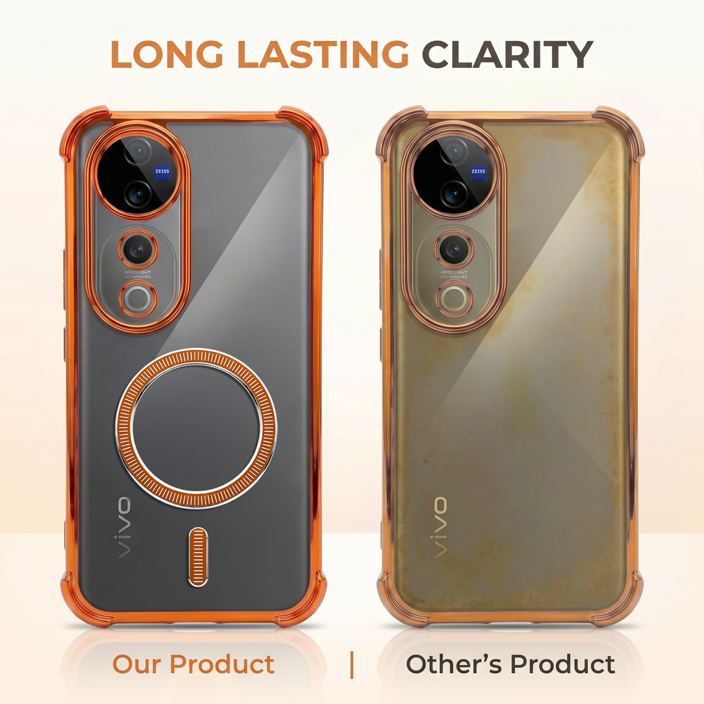 Vivo V40 Pro 5G Magsafe Airbag Cosmic Orange Case