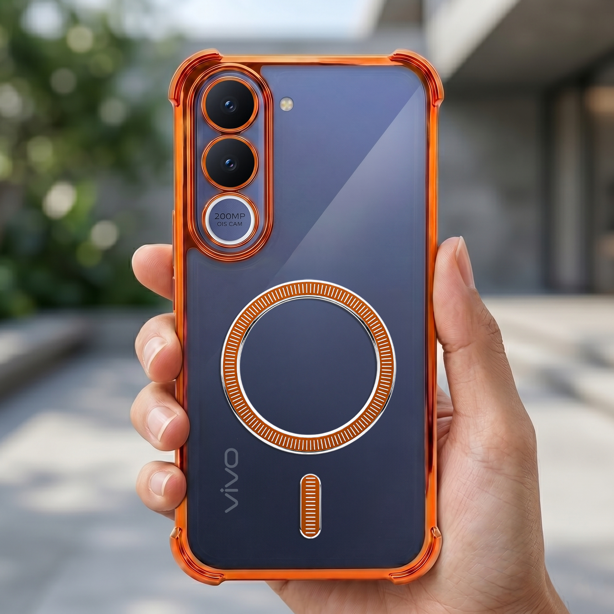 Vivo V70 FE 5G Magsafe Airbag Cosmic Orange Case