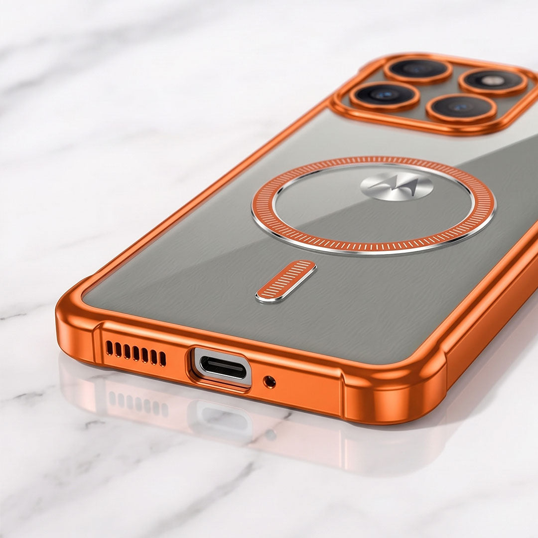 Motorola Edge 60 Pro 5G Magsafe Airbag Cosmic Orange Case