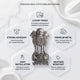 Realme P4R 5G Compatible Satyamev Jayate 3D Metal Emblem Sticker