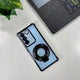 Vivo Y200 5G Original Luxury Magnifier Ring Stand Shockproof Airbags Corner Case