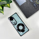 Vivo V40 5G Original Luxury Magnifier Ring Stand Shockproof Airbags Corner Case