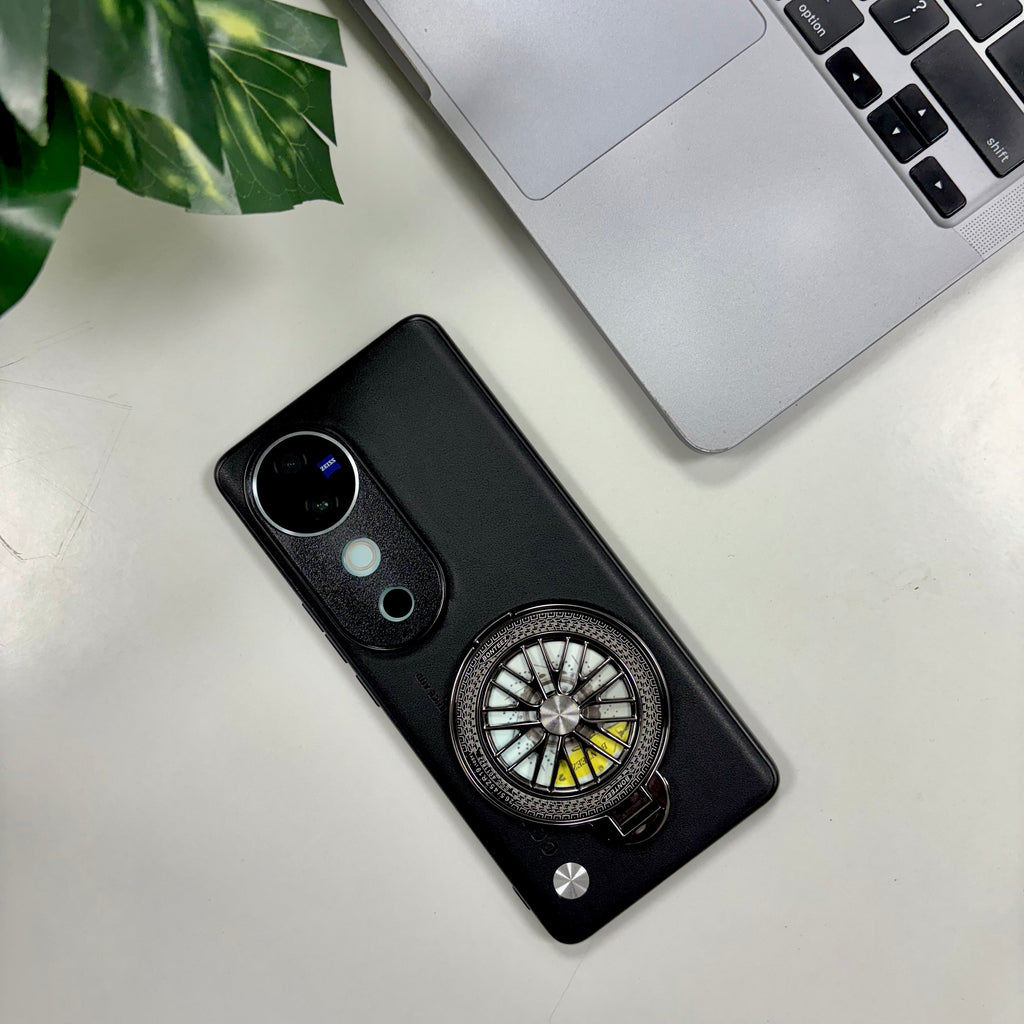 Vivo V40 Pro 5G Best Selling Stress Buster Wheel Soft Vegan Scratch Resistant Back Case