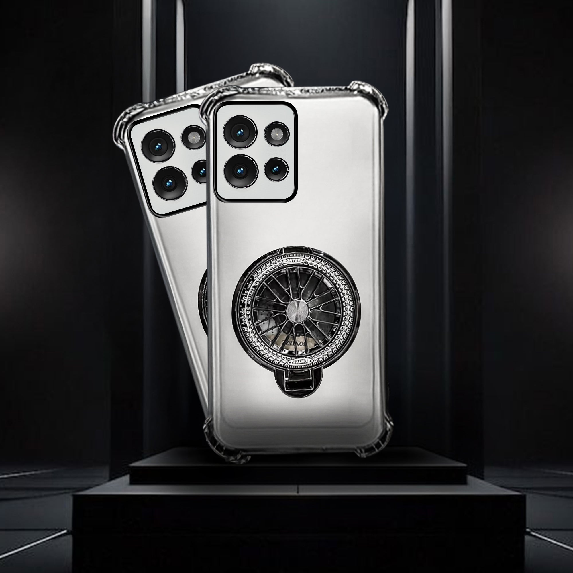 Motorola Edge 50 5G Premium Stress Buster Wheel Rotating Shockproof Airbags Case