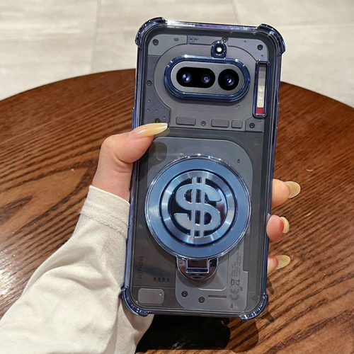 Nothing Phone 4a 5G Four Corner Airbags 100% Original Astro Money Magnet Rotating Dollar Case