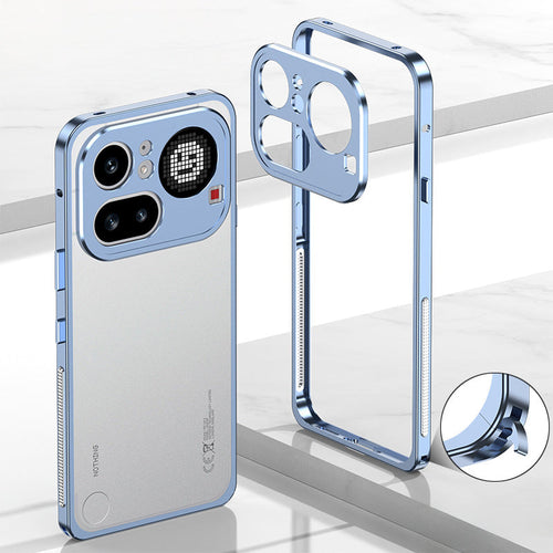 Nothing Phone 4a Pro 5G Aluminium Metal Frame Case With Metal Camera Lens Protection