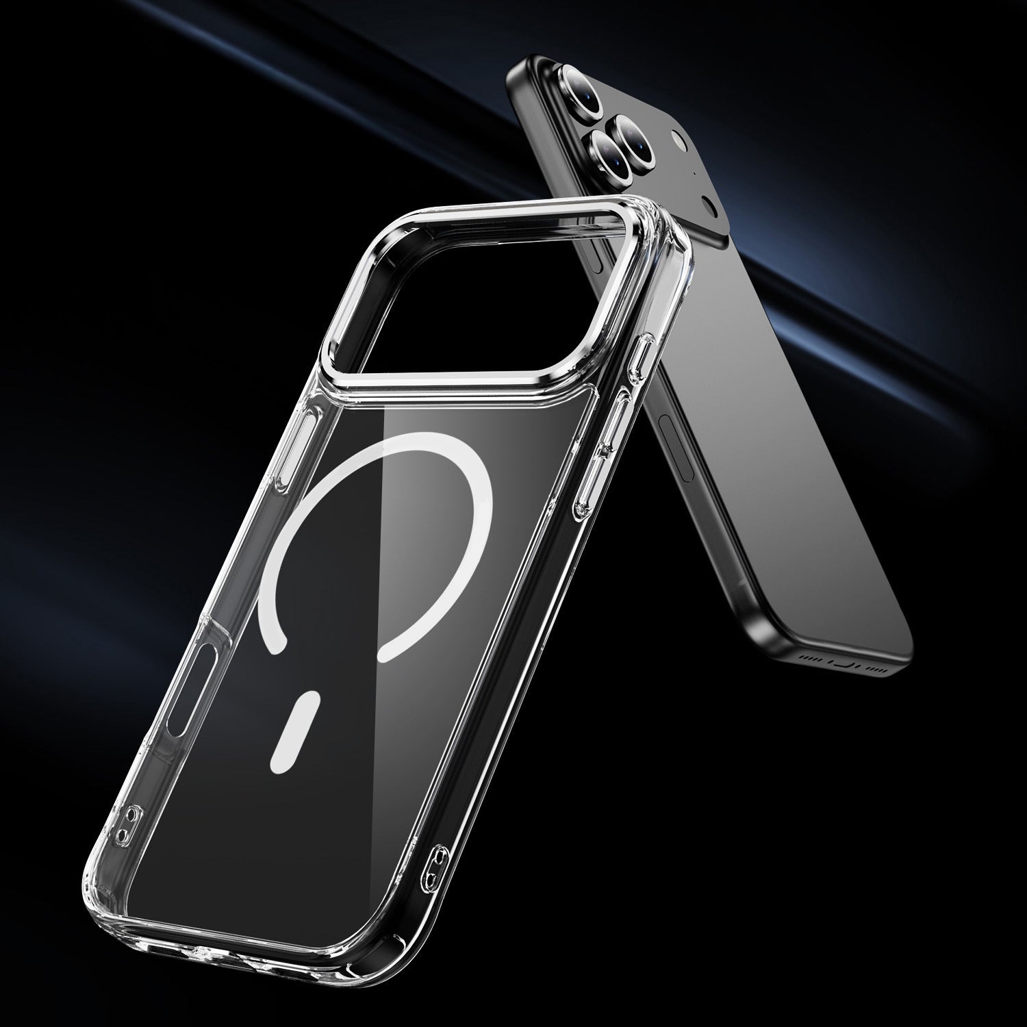 iPhone 17 Pro & 17 Pro Max Electroplating Hybrid Shockproof Bumper Magsafe Case