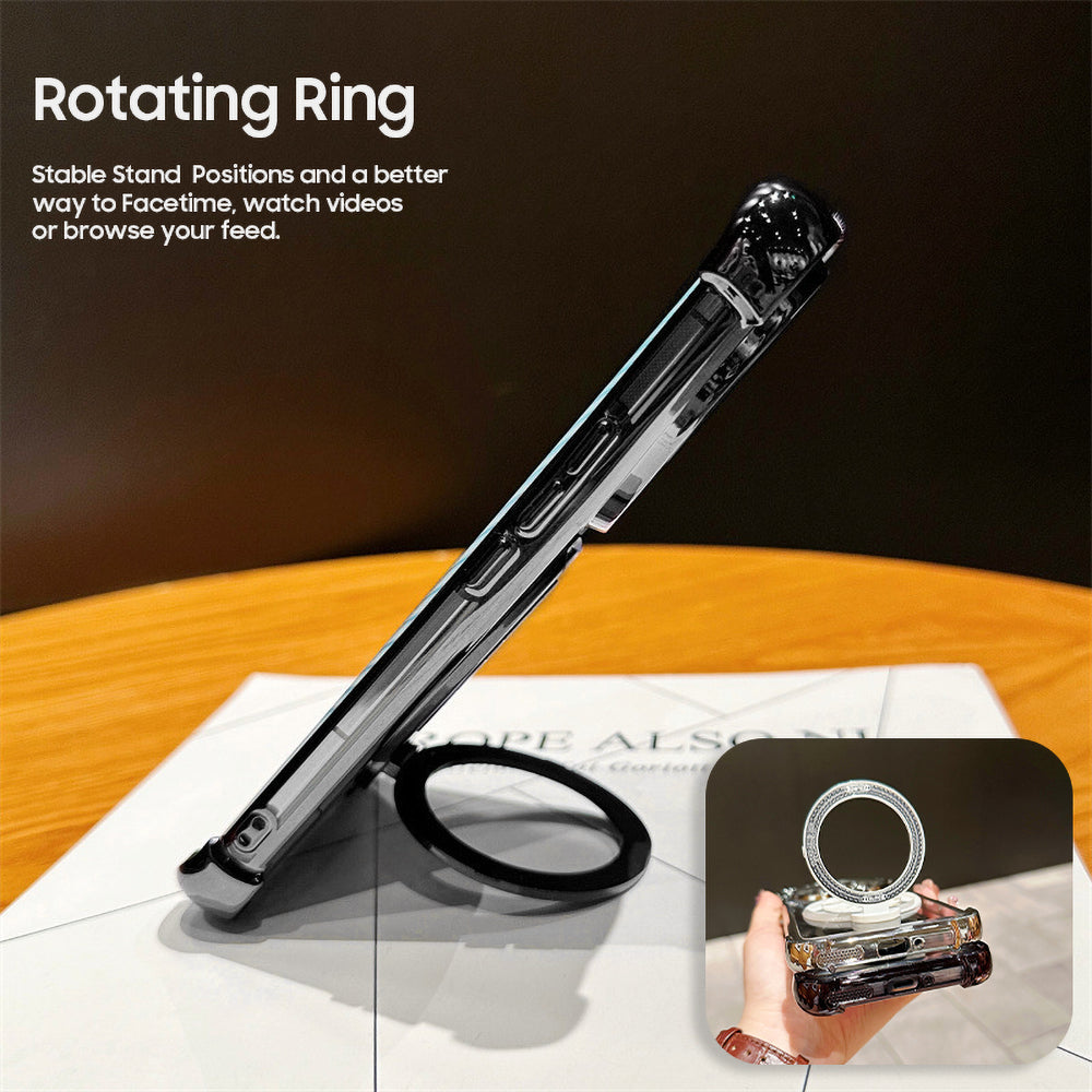 Oppo Reno13 5G Premium Stress Buster Wheel Rotating Shockproof Airbags Case