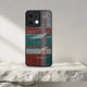Oppo Reno13 Luxury Grid Pattern Glass Back Shockproof Case