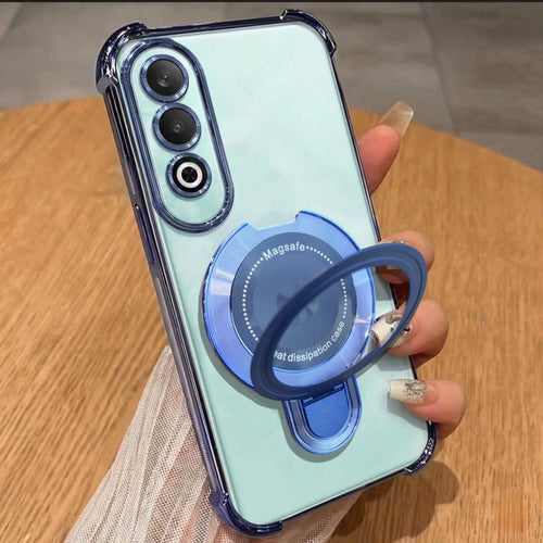 OnePlus Nord CE4 5G Luxury Four Corner Invincible Bracket Ring Stand Case