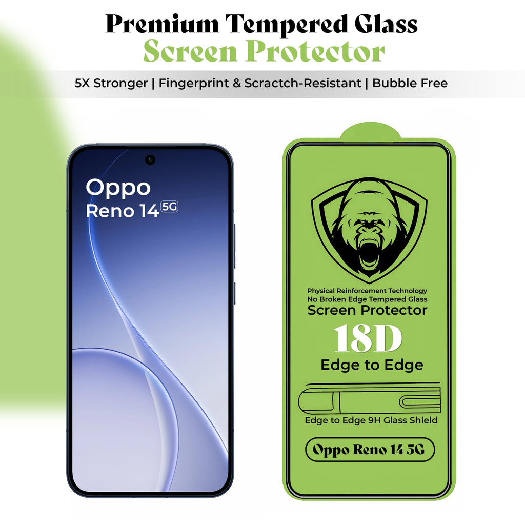Oppo Reno 14 5G Transparent Shockproof Case With Airbag Corners