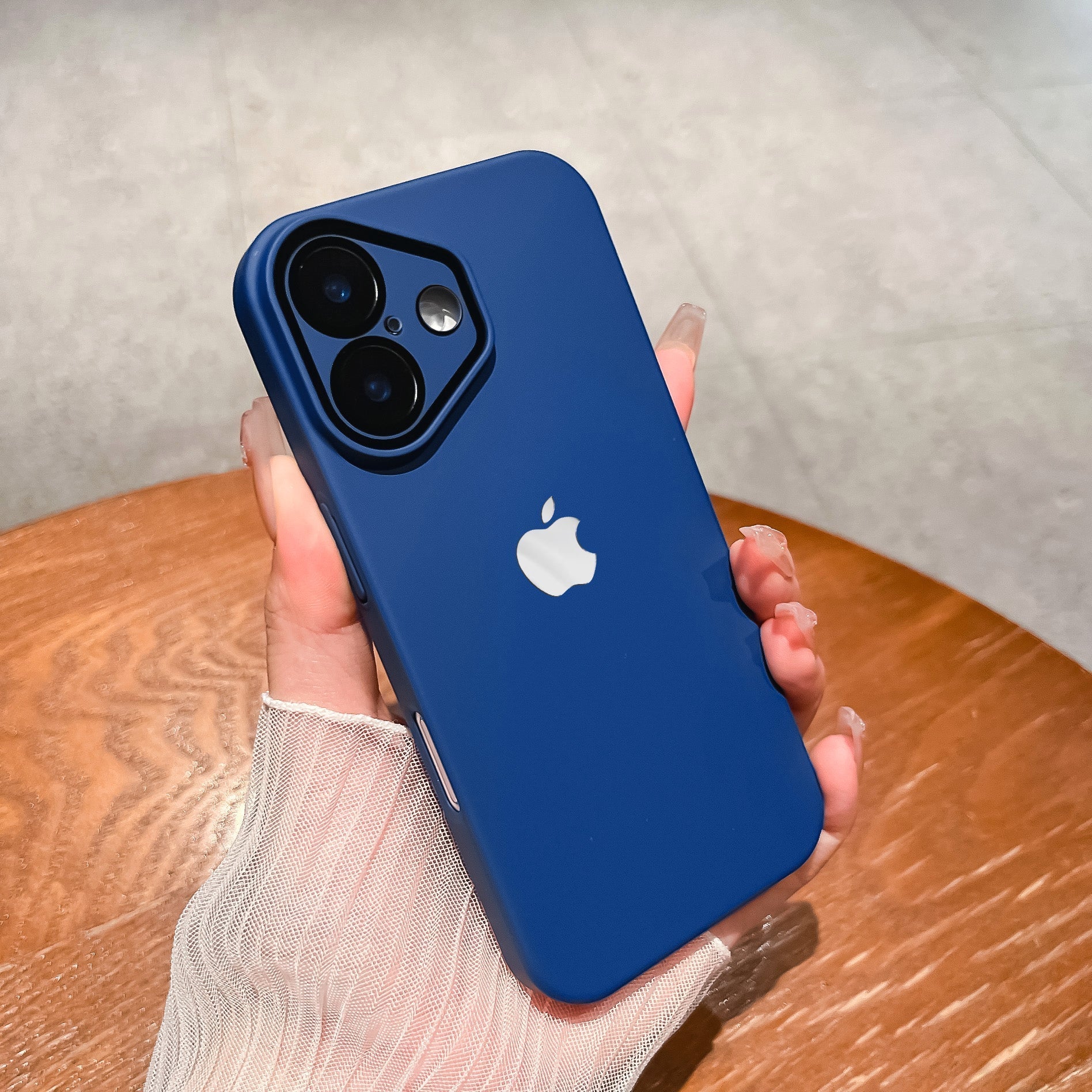 iPhone 16 Luxury Matte With Logo iPhone Case