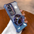 Vivo V29 5G Luxury Shimmer Mirror Back Shockproof Airbag Case