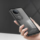 Vivo V50 5G Aluminium Metal Bumper Shield Transparent Back Case