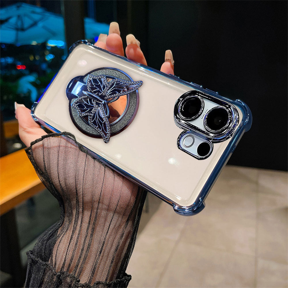 Vivo V60 5G Premium Butterfly Stand Airbags Case