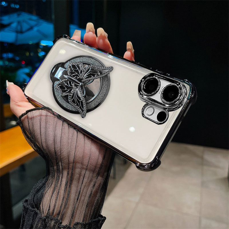 Vivo T4 Pro 5G Premium Butterfly Stand Airbags Case