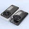 Vivo X200 5G Aluminium Metal Bumper Shield Transparent Back Case