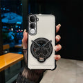 Vivo Y400 Pro 5G Premium Butterfly Stand Airbags Case (Buy 1 Get 1 Free Surprise Cover)