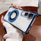 Vivo Y400 Pro 5G Original Luxury Magnifier Ring Stand Shockproof Airbags Corner Case