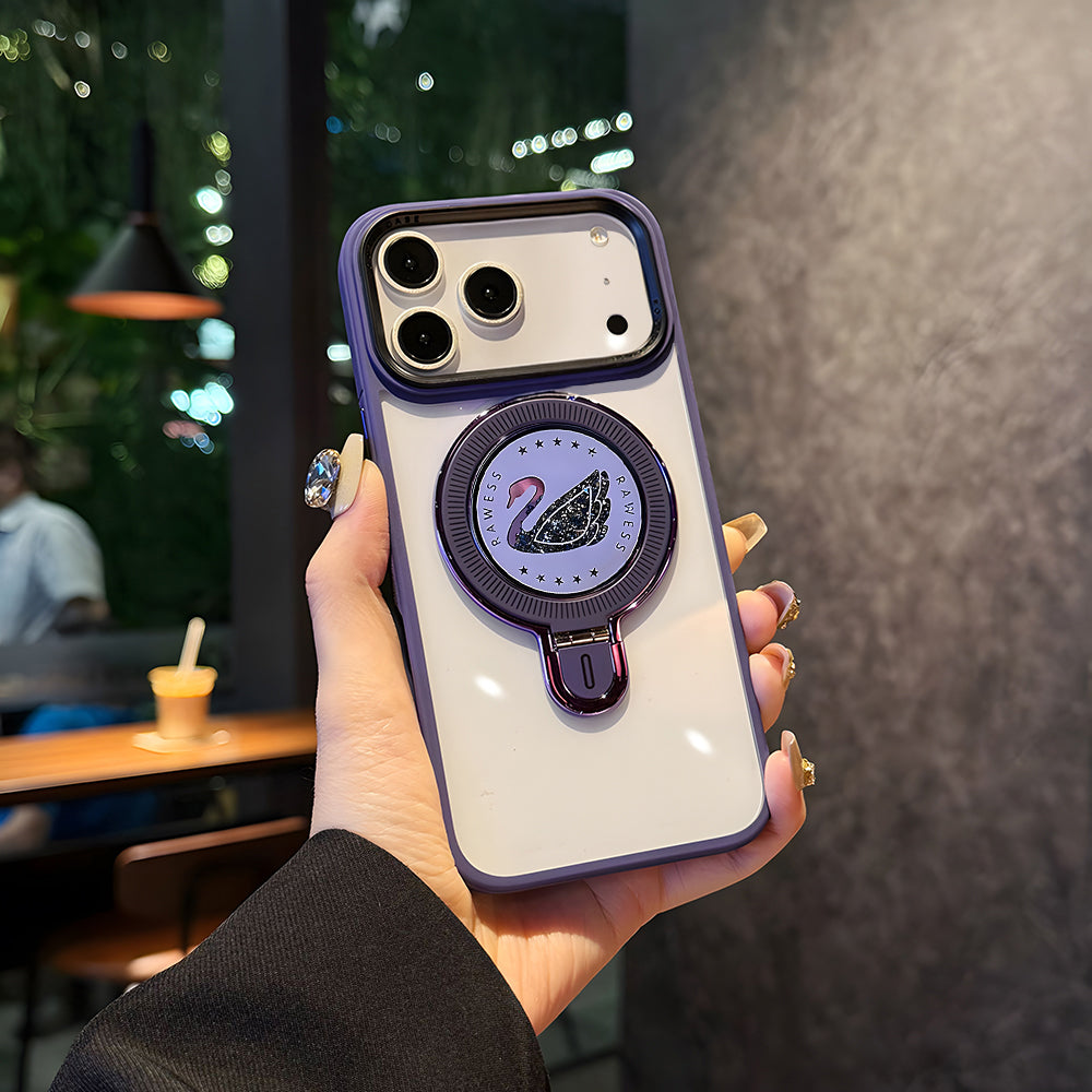 iPhone 17 Pro & 17 Pro Max Luxury Duck Ring Stand Shockproof Magnetic Magsafe Case