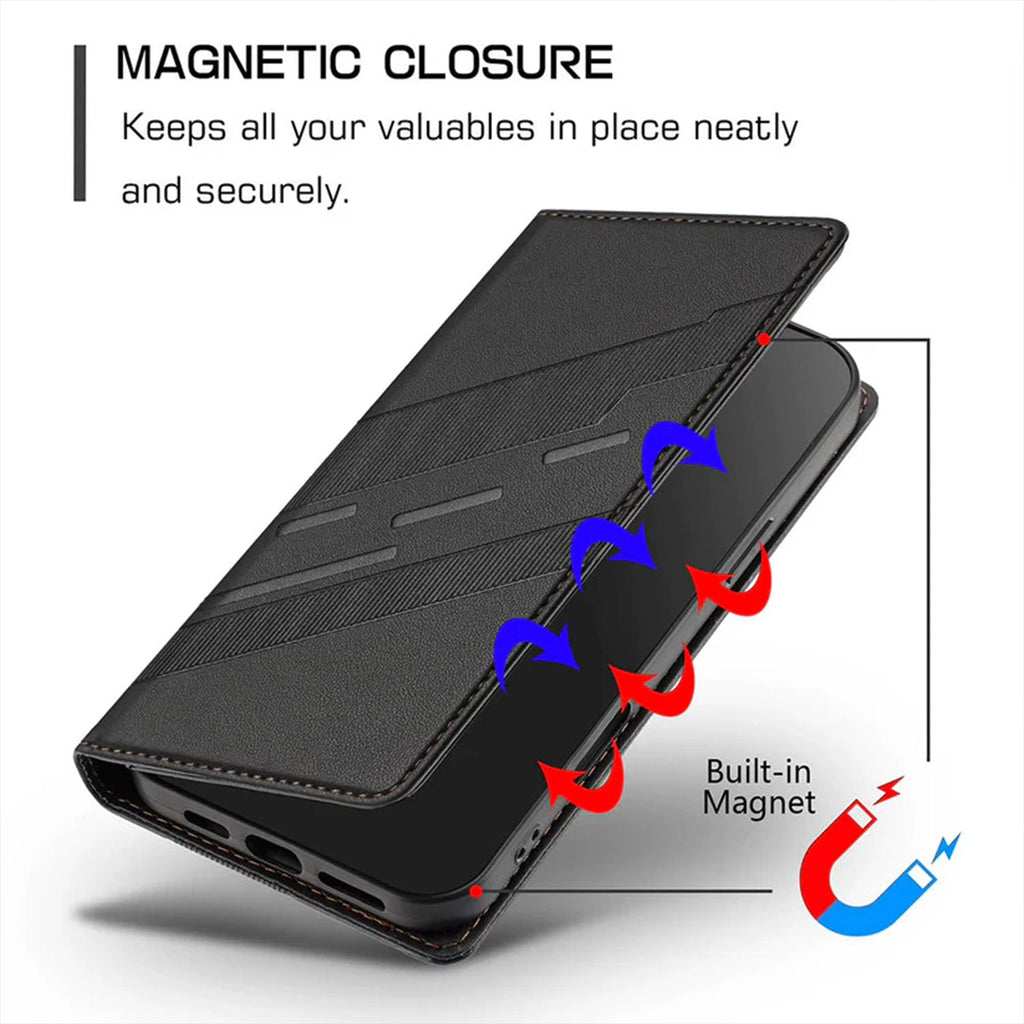 Vivo T4 5G Retro PU Leather Magnetic Wallet Flip Case with Charm Strap